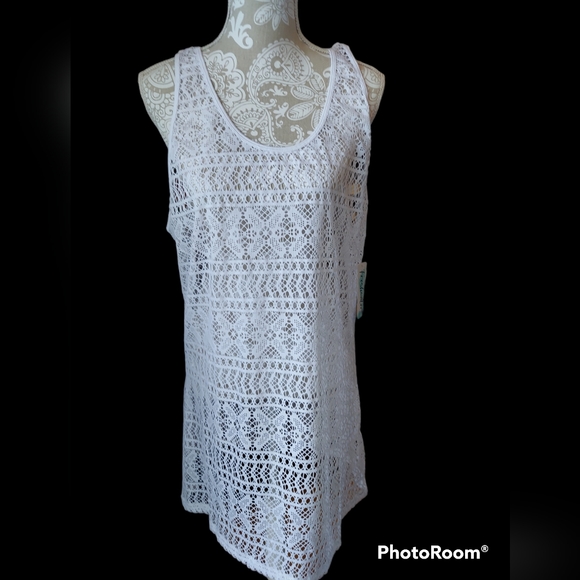 Freshwater Other - Freshwater White Crochet Cover-up Women's Size XXL (20) NWT